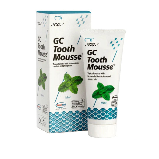 GC TOOTH MOUSSE SUGAR TOPICAL CREME MINT | Nuffield Pharm